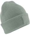 BB336B B336B Beechfield Kids Deep Cuffed Tonal Patch Beanie Dusty Green colour image